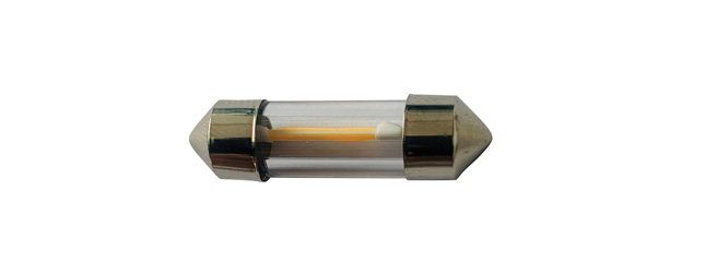 SV LED COB 10x44mm 12V BIANCO