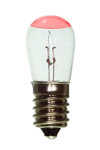 E14 19x47 24V 3W REDTOP