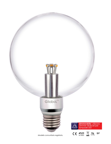 GloboL E27 3W 2500K DIMM