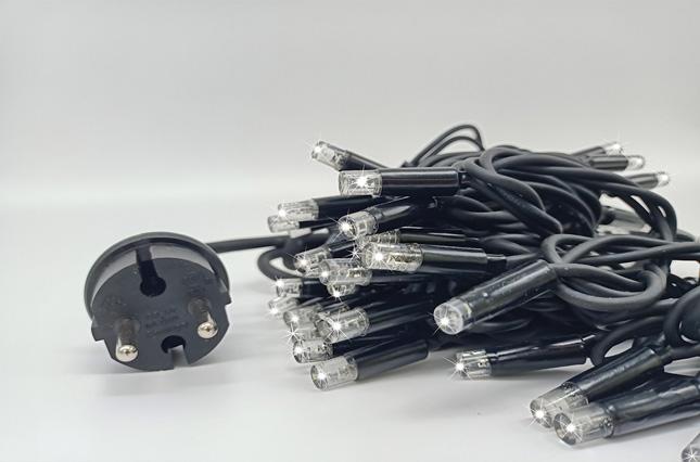 STRINGA NERA 120LED ALLFLASH