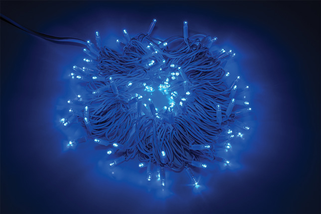 STRINGA BIA 120LED BLU