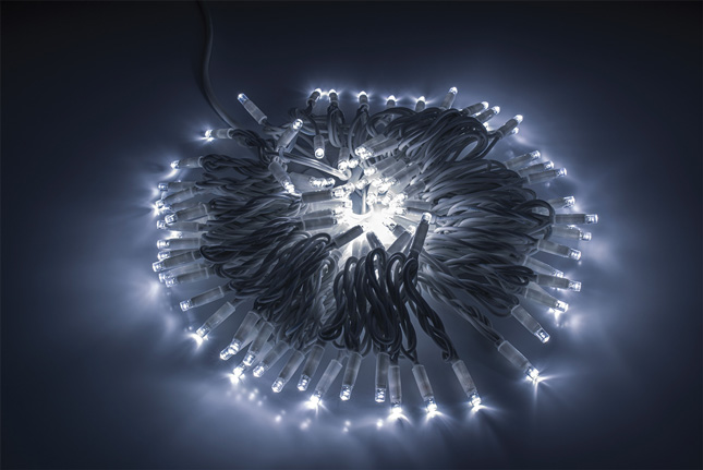 STRINGA BIA 120LED BIA FLASH NO CAV