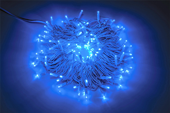STR. 24V BIA 120LED BLU FLASH