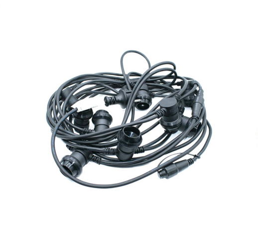 FEST E27 10PTL NERO 10m CONN