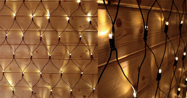 RETE DIGIT 324LED BIANCO cavo VERDE