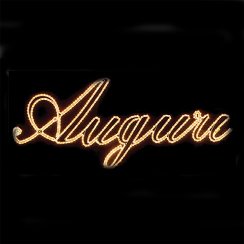 AUGURI TUBO LED 230x90cm