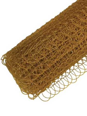 RETE PVC 5x1m GOLD GLIT