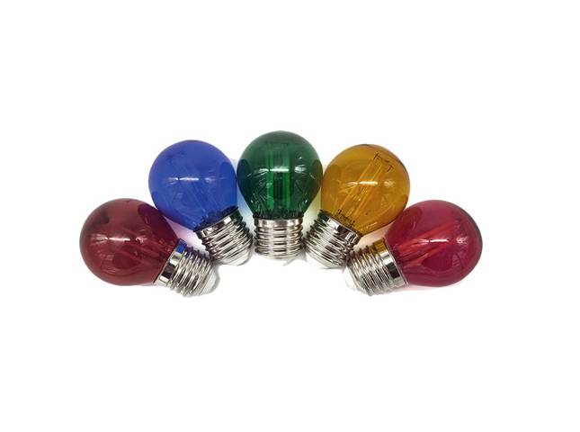 Lampade LED E27 in vetro colorato