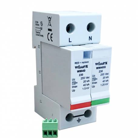 SC.WM42S-230/G F+N 2P 230VAC R