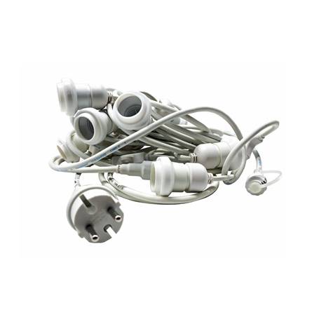 FEST E27 10PEND BIANCO 10m CONN
